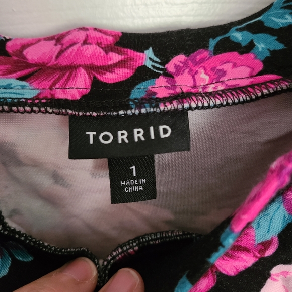 Rose Off the Shoulder Mini Dress - Picture 3 of 3